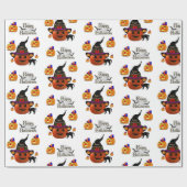 Cadeau Papier à envelopper Halloween (Plat)