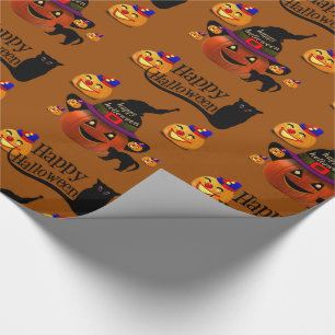 Cadeau Papier à envelopper Halloween