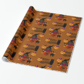 Cadeau Papier à envelopper Halloween (Déroulé)