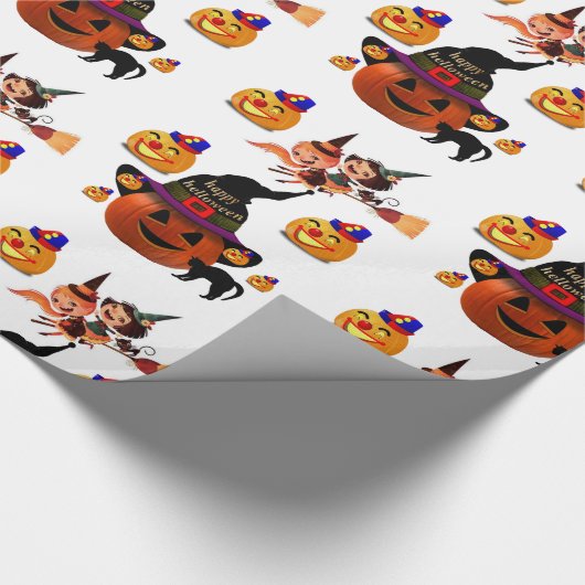 Cadeau Papier à envelopper Halloween (Coin)