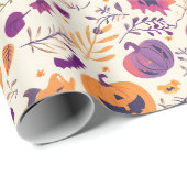 Cadeau Papier à envelopper (Halloween) (Coin rond)