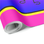 Cadeau Papier à envelopper HALLOWEEN RAINBOW DANSER SKELE (Coin rond)