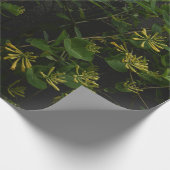 Cadeau Papier à envelopper Honeysuckel jaune. (Coin)