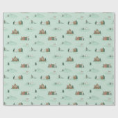 Cadeau Papier à envelopper inspiré de la Scandinavie (Plat)