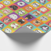 Cadeau Papier à envelopper Joyeux Cochons de Guinée (Coin)