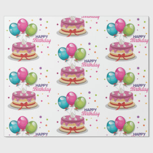 Cadeau Papier à envelopper - Joyeux papier à envelopper d