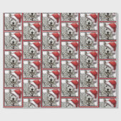 Cadeau Papier à envelopper _ Koji Père Noël (Plat)