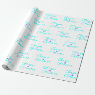 Cadeau Papier à envelopper - La grâce est plus grande