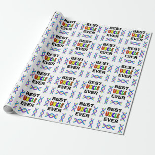 Cadeau Papier à envelopper le meilleur oncle