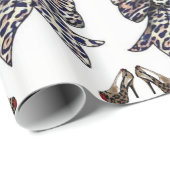 Cadeau Papier à envelopper Leopard (Coin rond)
