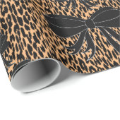 Cadeau Papier à envelopper Leopard (Coin rond)