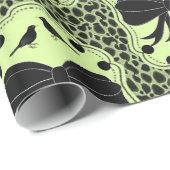 Cadeau Papier à envelopper Leopard (Coin rond)