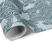 Cadeau Papier à envelopper - Les fans japonais à Denim (Coin rond)