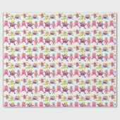 Cadeau Papier à envelopper - Monstres effrayants (Plat)