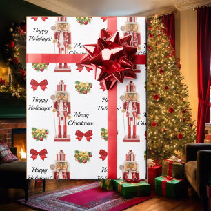Cadeau Papier à envelopper noisette de Noël Personnaliser