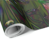 Cadeau Papier à envelopper Ouvert Tulipes roses chaudes (Coin rond)