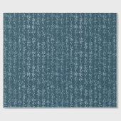 Cadeau Papier à envelopper - Parchemin japonais en Denim (Plat)