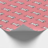 Cadeau Papier à envelopper personnalisable - Cheval (Coin)