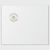 Cadeau Papier à envelopper - Personnalisé (ajouter image/ (Plat)