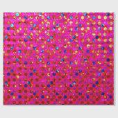Cadeau Papier à envelopper Polka Dot Bijoux Sparkley (Plat)