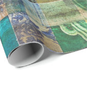 Cadeau Papier à envelopper pour découpage ou collage de m (Coin rond)