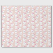 Cadeau Papier à envelopper pour dent mignonne pour fille (Plat)