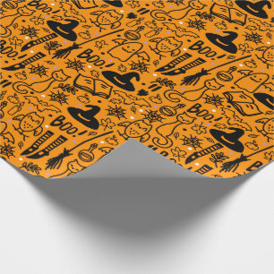 Cadeau Papier à envelopper pour Halloween.