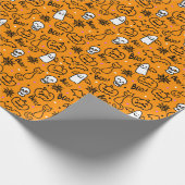 Cadeau Papier à envelopper pour Halloween. (Coin)