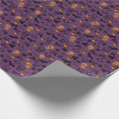 Cadeau Papier à envelopper pour Halloween. (Coin)