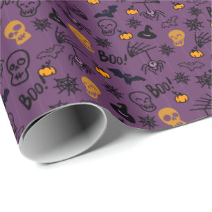 Cadeau Papier à envelopper pour Halloween.
