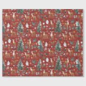 Cadeau Papier à envelopper pour noël (Plat)