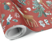 Cadeau Papier à envelopper pour noël (Coin rond)