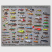 Cadeau Papier à envelopper pour pêche (Plat)