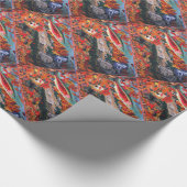 Cadeau Papier à envelopper pour pêche à la truite "Fly Ty (Coin)