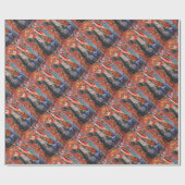 Cadeau Papier à envelopper pour pêche à la truite "Fly Ty (Plat)