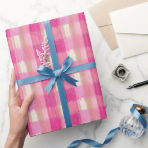 Cadeau Papier à envelopper Pretty Peint Rose