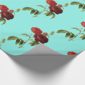 Cadeau Papier à envelopper, ROSE de semences HEUREUX de 3 (Coin)