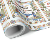 Cadeau Papier à envelopper ~ Signal Lodge (Coin rond)