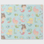 Cadeau Papier à envelopper - Soyons sirènes 3 (Plat)