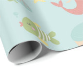 Cadeau Papier à envelopper - Soyons sirènes 3 (Coin rond)