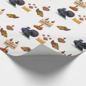 Cadeau Papier à envelopper Thanksgiving (Coin)