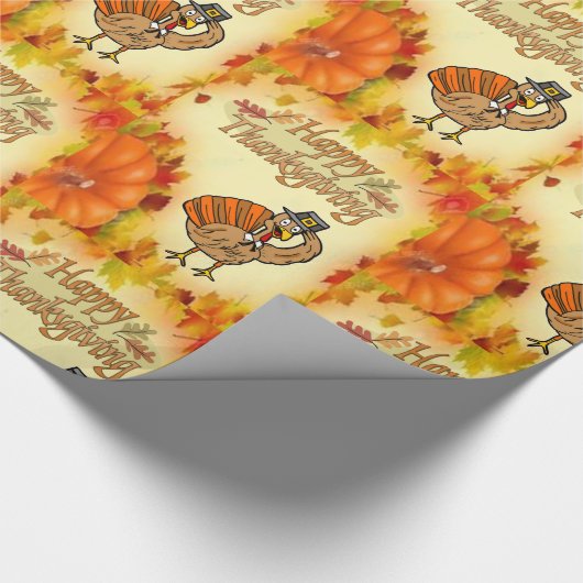 Cadeau Papier à envelopper Thanksgiving (Coin)