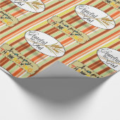 Cadeau Papier à envelopper Thanksgiving (Coin)