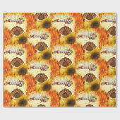 Cadeau Papier à envelopper Thanksgiving (Plat)