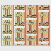 Cadeau Papier à envelopper Thanksgiving (Plat)