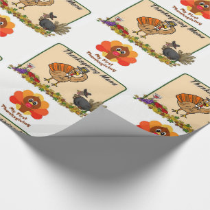 Cadeau Papier à envelopper Thanksgiving