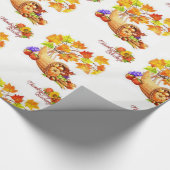 Cadeau Papier à envelopper Thanksgiving (Coin)