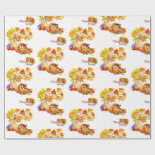 Cadeau Papier à envelopper Thanksgiving (Plat)