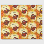 Cadeau Papier à envelopper Thanksgiving (Plat)