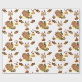 Cadeau Papier à envelopper Thanksgiving (Plat)